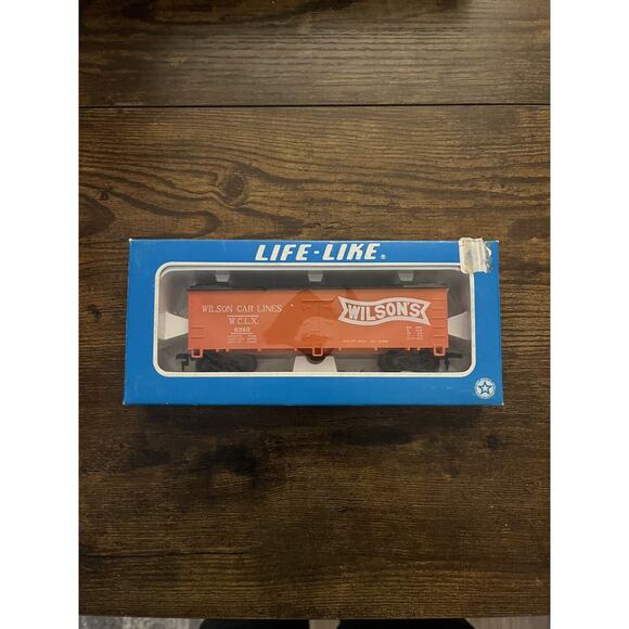 Vintage Life-Like HO SCALE Model Train Wilson Car Lines W.C.L.X. Reeper Car (2) - Picture 5 of 11